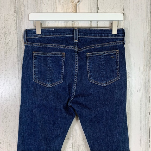 Rag & Bone Stevie Tie Ankle Bow Skinny Jeans in Paz Size 27 - Picture 7 of 10